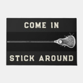 Lacrosse Sports Decor Doormat Deurmat (Voorkant)