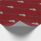 Lacrosse Sports Gift Cadeaupapier (Hoek)