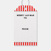 Lacrosse Sports Holiday Gift Labels Cadeaulabel (Achterkant)