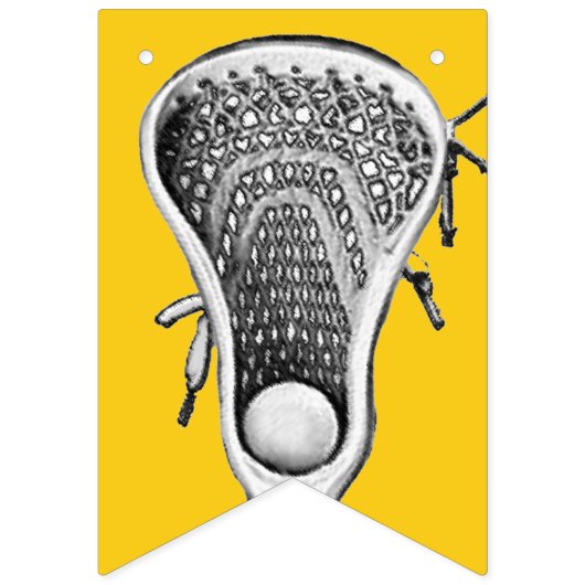 Lacrosse Sports Jaune Drapeaux de Bunch (Deuxième drapeau)