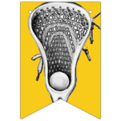 Lacrosse Sports Jaune Drapeaux de Bunch (Troisième drapeau)