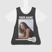 Lacrosse Sports Jersey Black avec photo (dos)