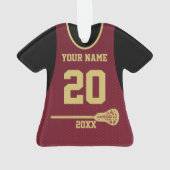 Lacrosse Sports Jersey Maroon (dos)