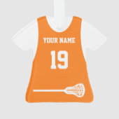 Lacrosse Sports Jersey Orange (dos)