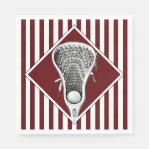 Lacrosse Sports Maroon Servet