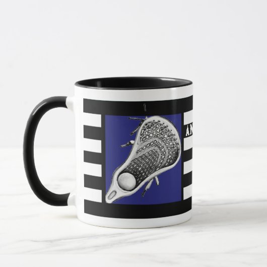 Lacrosse Sports Mug (Gauche)