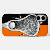 Lacrosse Sports Orange Coque-Mate coque iphone (Verso (horizontal))