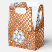 Lacrosse Sports Oranje Favor Box Bedankdoosjes (Geopend)