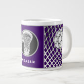 Lacrosse Sports Paars Extra Grote Beker (Voorkant rechts)