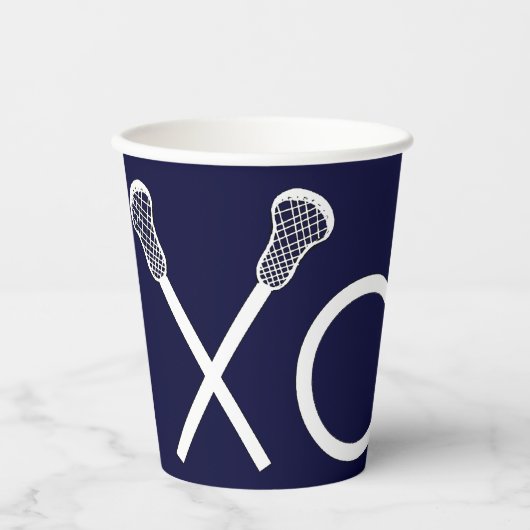 Lacrosse Sports Papieren Bekers (Voorkant)