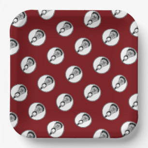 Lacrosse Sports Party Paper Borden Papieren Bordje