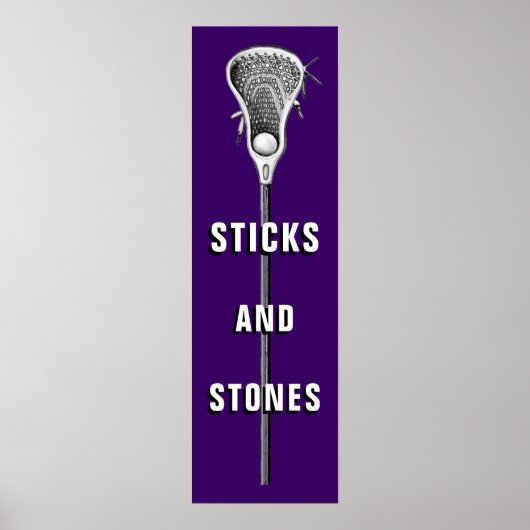 Lacrosse Sports Poster (Voorkant)