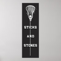 Lacrosse Sports Poster