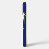 Lacrosse Sports Team Blauw Case-Mate iPhone Case (Achterkant / Links)