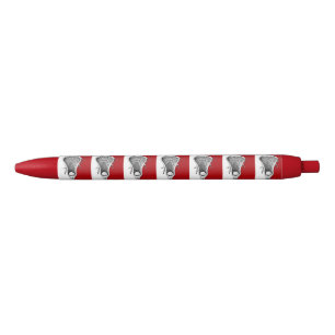 Lacrosse Sports Zwarte Inkt Pen