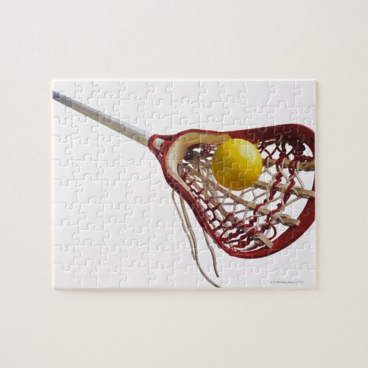 Lacrosse stick en bal legpuzzel (Horizontaal)