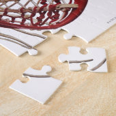 Lacrosse stick en bal legpuzzel (Zijkant)
