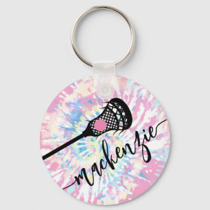 Lacrosse Stick Girly Tie Sleutelhanger