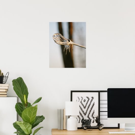 Lacrosse Stick Poster (Thuiskantoor)