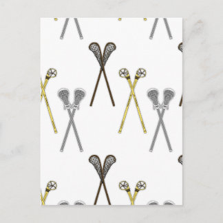Lacrosse Sticks Briefkaart