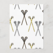 Lacrosse Sticks Briefkaart (Voorkant)