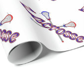 Lacrosse Sticks Cadeaupapier (Rol Hoek)