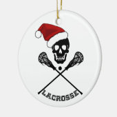 Lacrosse Sticks Kerstmis Keramisch Ornament (Links)