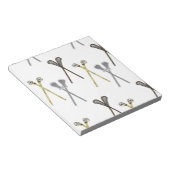 Lacrosse Sticks Notitieblok (Schuin)