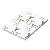 Lacrosse Sticks Notitieblok (Gedraaid)