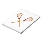 Lacrosse Sticks Notitieblok (Gedraaid)