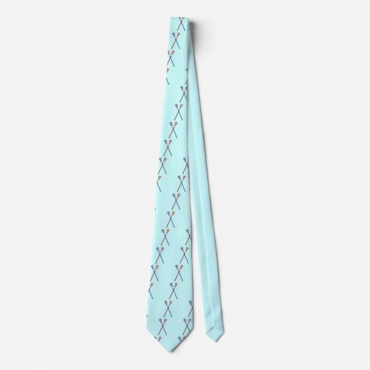 Lacrosse Sticks Stropdas (Voorkant)