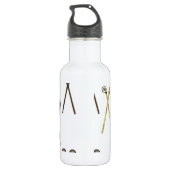 Lacrosse Sticks Waterfles (Achterkant)