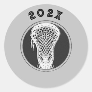 Lacrosse Team 2025 Ronde Sticker