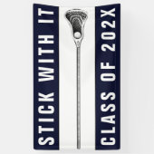 Lacrosse Team 2025 Spandoek (Verticaal)