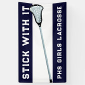 Lacrosse Team Banner (Verticaal)