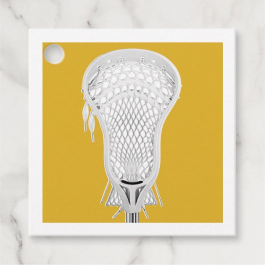 Lacrosse Team Bedankjes Labels (Voorkant)