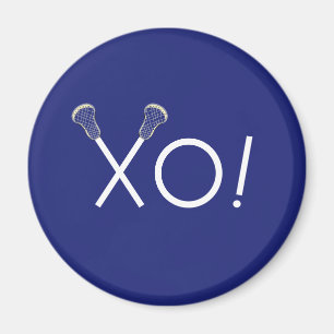 Lacrosse Team Blue Gifts Magneet
