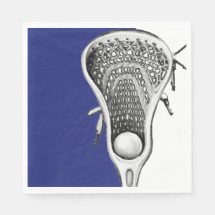 Lacrosse Team Blue Party Servet