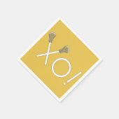 Lacrosse Team Gold Servet (Hoek)