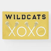 Lacrosse Team Gold Spandoek (Horizontaal)