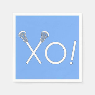 Lacrosse Team Lichtblauw Servet