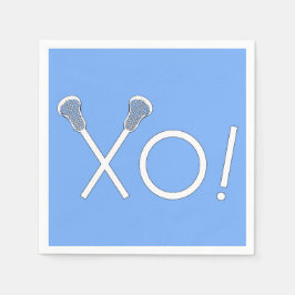 Lacrosse Team Light Blue Servet