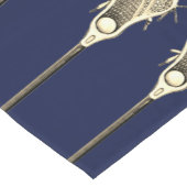 Lacrosse Team Navy Blue Short Table Runner Korte Tafelloper (Hoek)