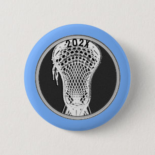 Lacrosse Team Player Keepomwille Gift Button