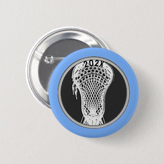 Lacrosse Team Player Keepomwille Gift Button (Voorkant /achterkant)