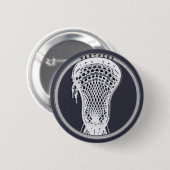 Lacrosse Team Player Keepomwille Gift Button (Voorkant /achterkant)