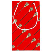 Lacrosse Team Red Klein Cadeauzakje (Achterkant)