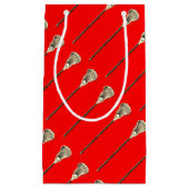 Lacrosse Team Red Klein Cadeauzakje (Voorkant)