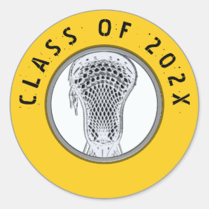 Lacrosse Team Ronde Sticker
