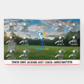 Lacrosse-team Spandoek (Horizontaal)